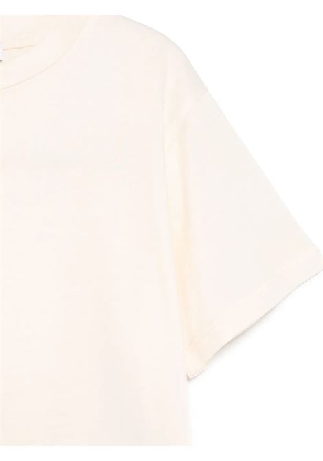 T-shirt con logo ricamato PAOLO PECORA KIDS | PP3906BURRO